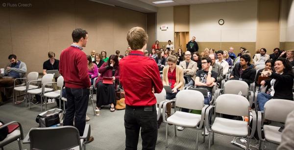 Though Science Online sessions have leaders, the focus is on the audience. Photo: Russ Creech
